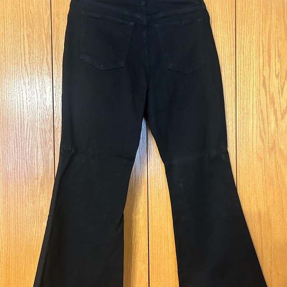 Abercrombie & Fitch Black High Rise Flare Jeans - Picture 4 of 7